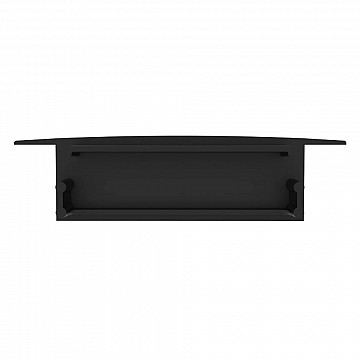 Kit 10 Tampas para Perfil 40x10mm - Preto