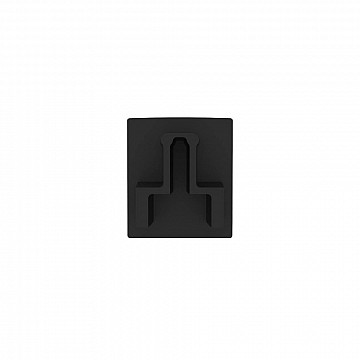 Kit 10 Tampas para Perfil 8x9mm - Preto