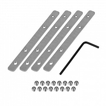 Kit Conexão Reta | Perfil Embutir 65x30 10un