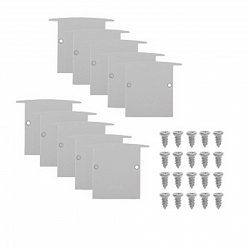 Kit Tampa | Perfil Recuado Emb 48x40 10un - Branco Fosco