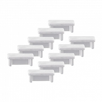 Kit Tampa | Perfil Sobrepor 17x9 10un - Branco Fosco