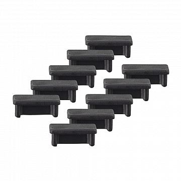 Kit Tampa | Perfil Sobrepor 17x9 10un - Preto