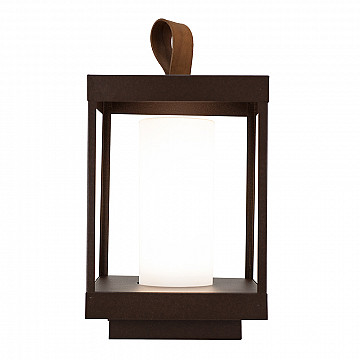 Lanterna Lohr 30cm - Marrom Gold