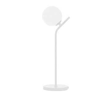 Luminária de Mesa Luna 1xG9 Bivolt - Branco Fosco