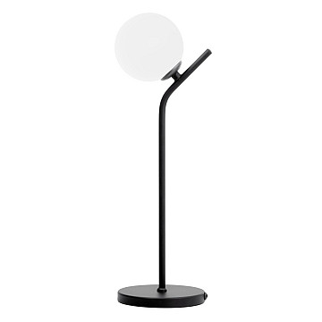 Luminária de Mesa Luna 1xG9 Bivolt - Preto Liso