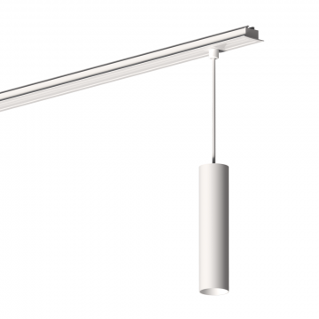 Módulo Pendente Tubo para Perfil - Branco Fosco