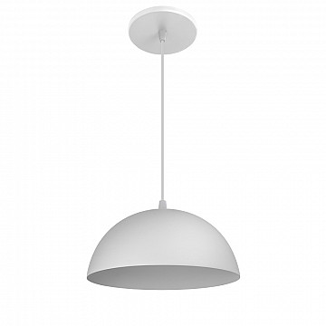 Pendente Cléo Alumínio - Branco Fosco