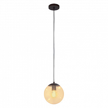 Pendente Globb 1 Globo - Vidro Âmbar