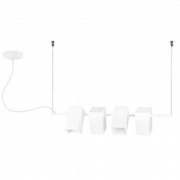 Pendente Kina Light Alumínio 70cm - Branco