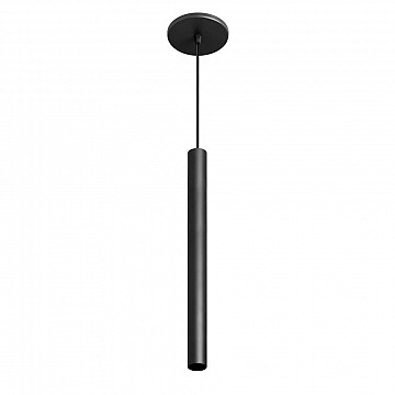 Pendente Tubo 50cm - Preto Liso