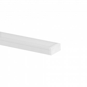 Perfil Sobrepor Alumínio 17x7mm 2m - Branco Fosco