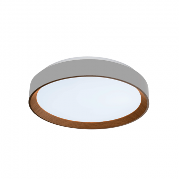 Plafon LED Arbos Redondo 380mm 30W Bivolt TCC Ajustável - Branco