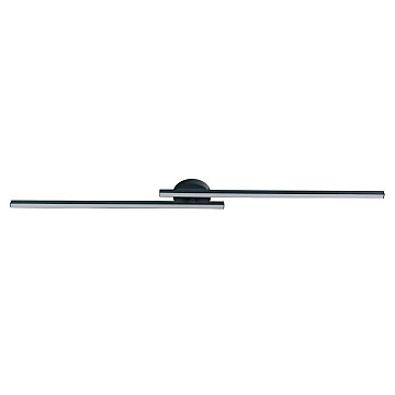 Plafon LED Zig 60cm 18W Bivolt 3.000K - Preto