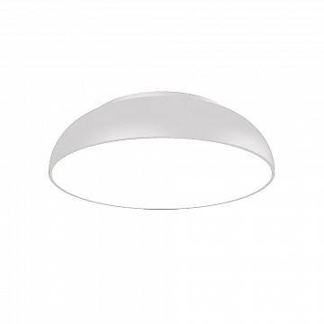 Plafon Pleno Redondo Alumínio 40cm - Branco