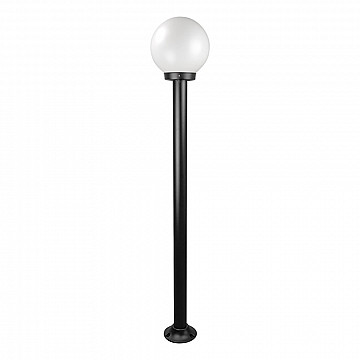 Poste Tropical 1,80m Sem Globo - Preto Fosco