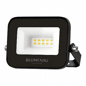 Refletor LED PRO 10W Alumínio Bivolt IP66 3.000K