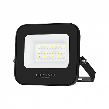 Refletor LED PRO 30W IP66 Bivolt 6.500K - Preto