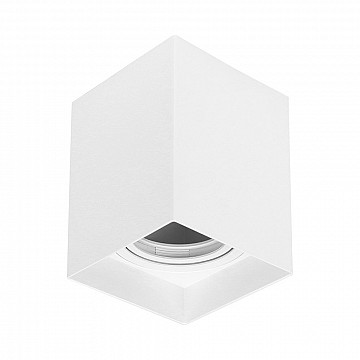 Spot Clean Sobrepor PAR20 Quadrado Branco 1xE27