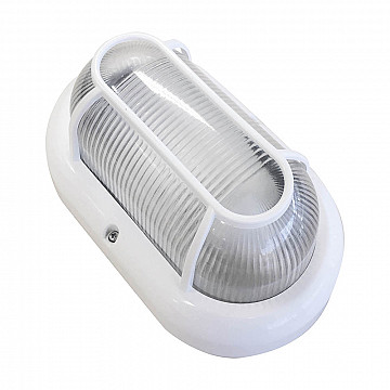 Tartaruga Clean IP41 E27 Lente Policarbonato - Branco